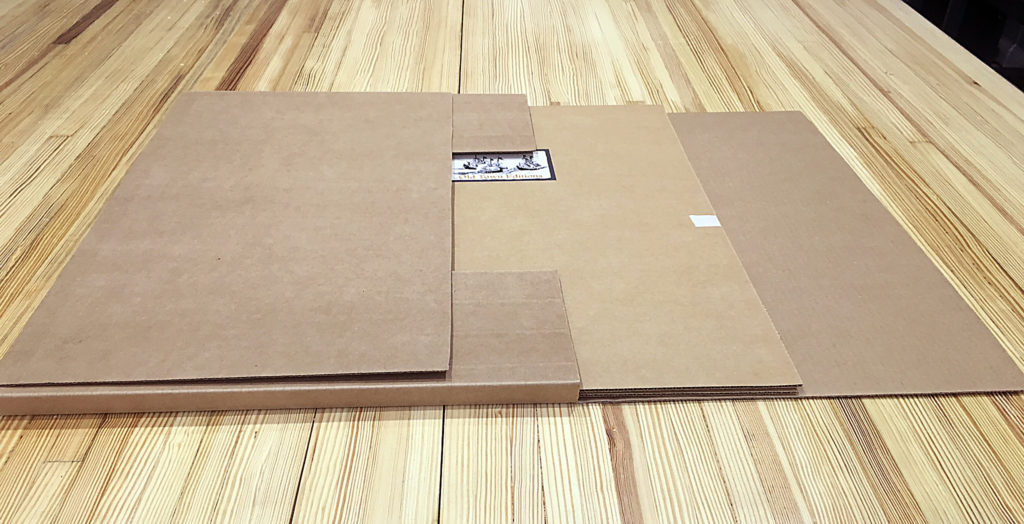 Instructional image about how to ship prints