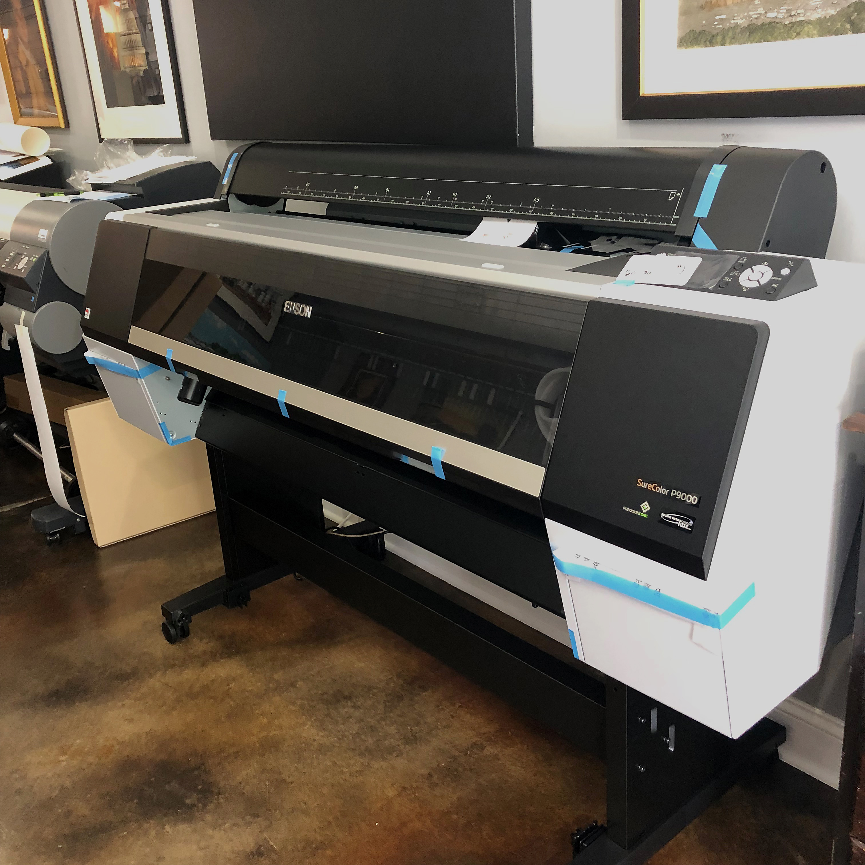 Epson P9000 printer in our Northern Virginia studio