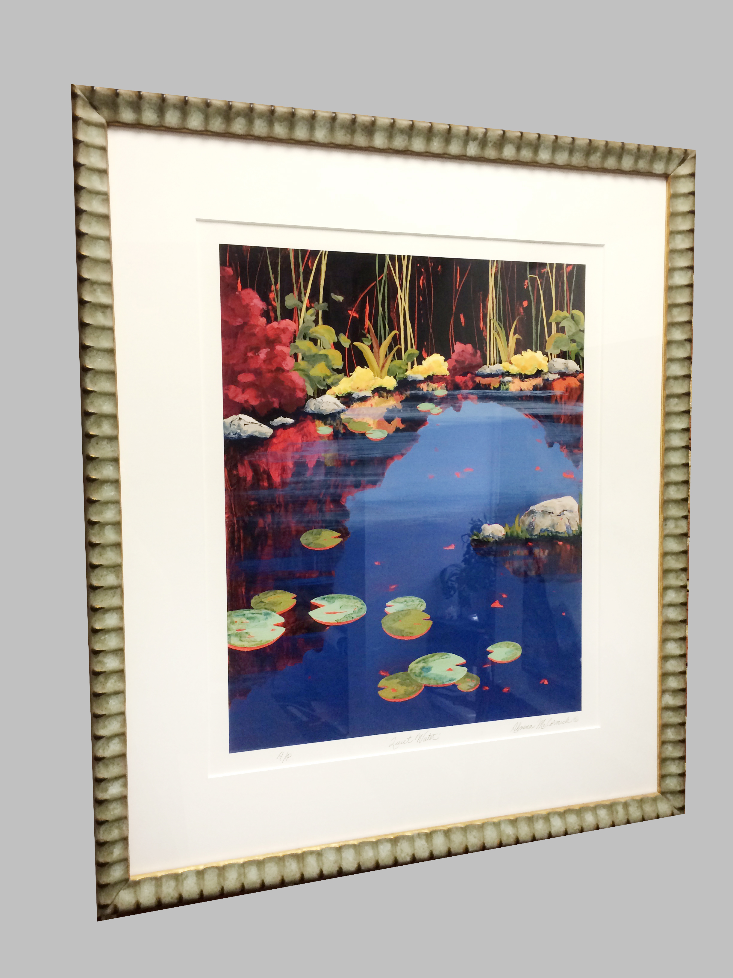 Framed giclee print, on display in our studio in Alexandria, Virginia