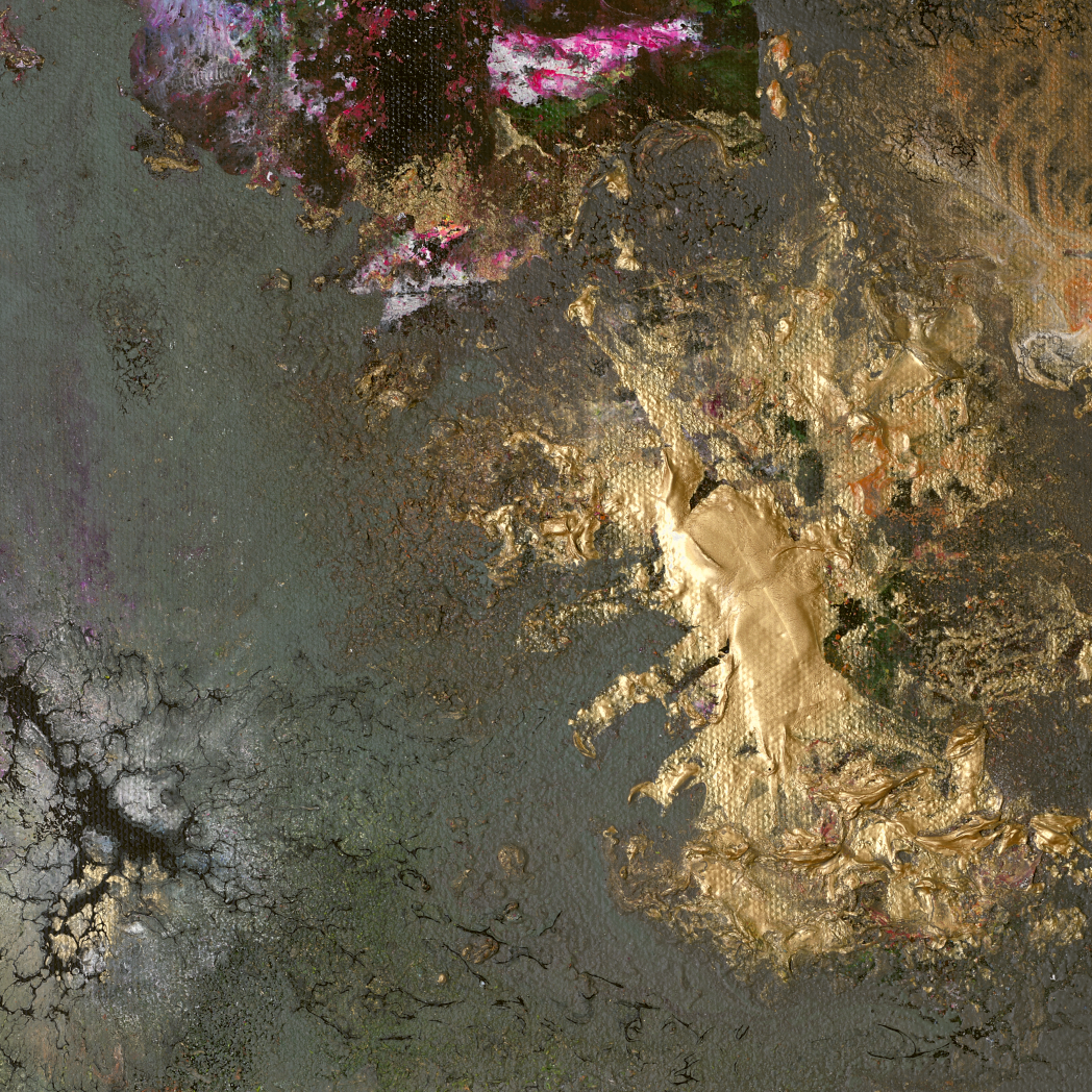 Close up of metallic texture