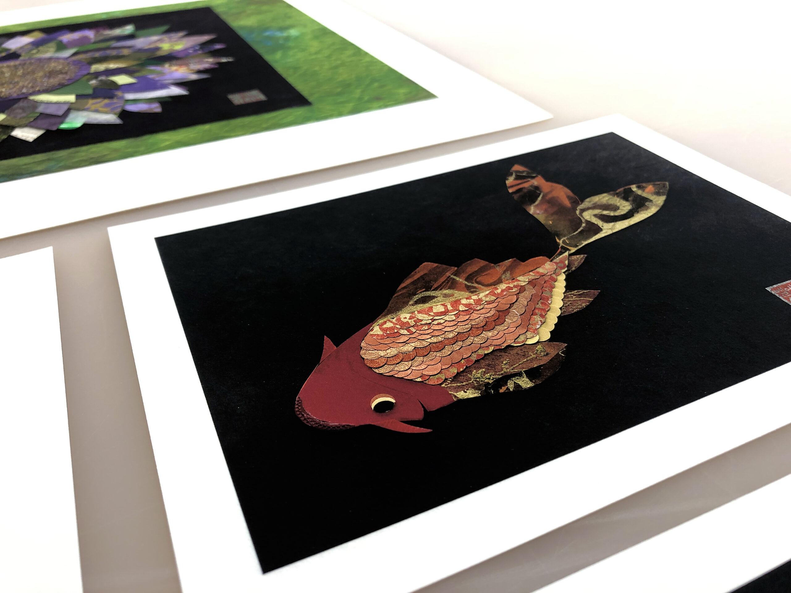 Painting with texture and metallics with final match proof